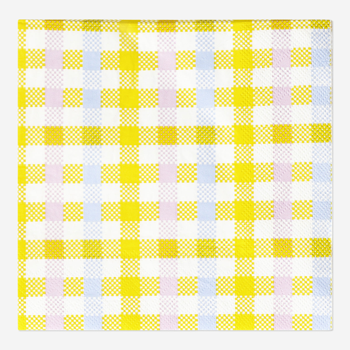 16'lı Çok Renkli Kareli Peçete 16,5 cm x 16,5 cm
