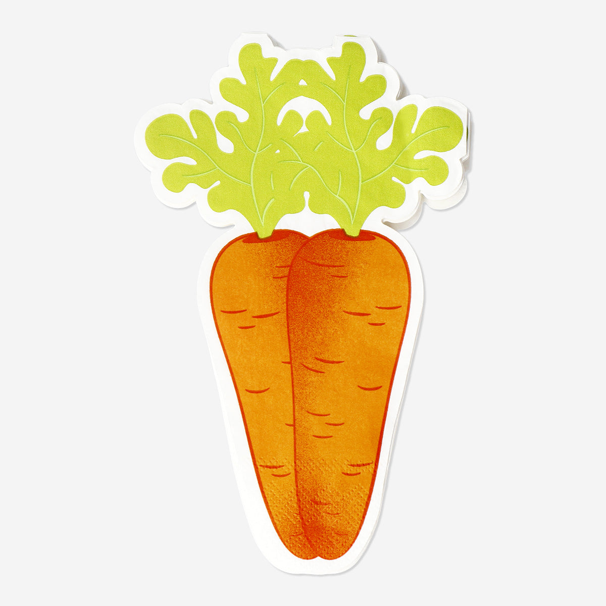 NAPKIN EASTER SHAPED CARROT 16 PCS 12.2*19.5 CM