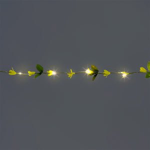 Sarı Çiçekli Led Işık 230 cm