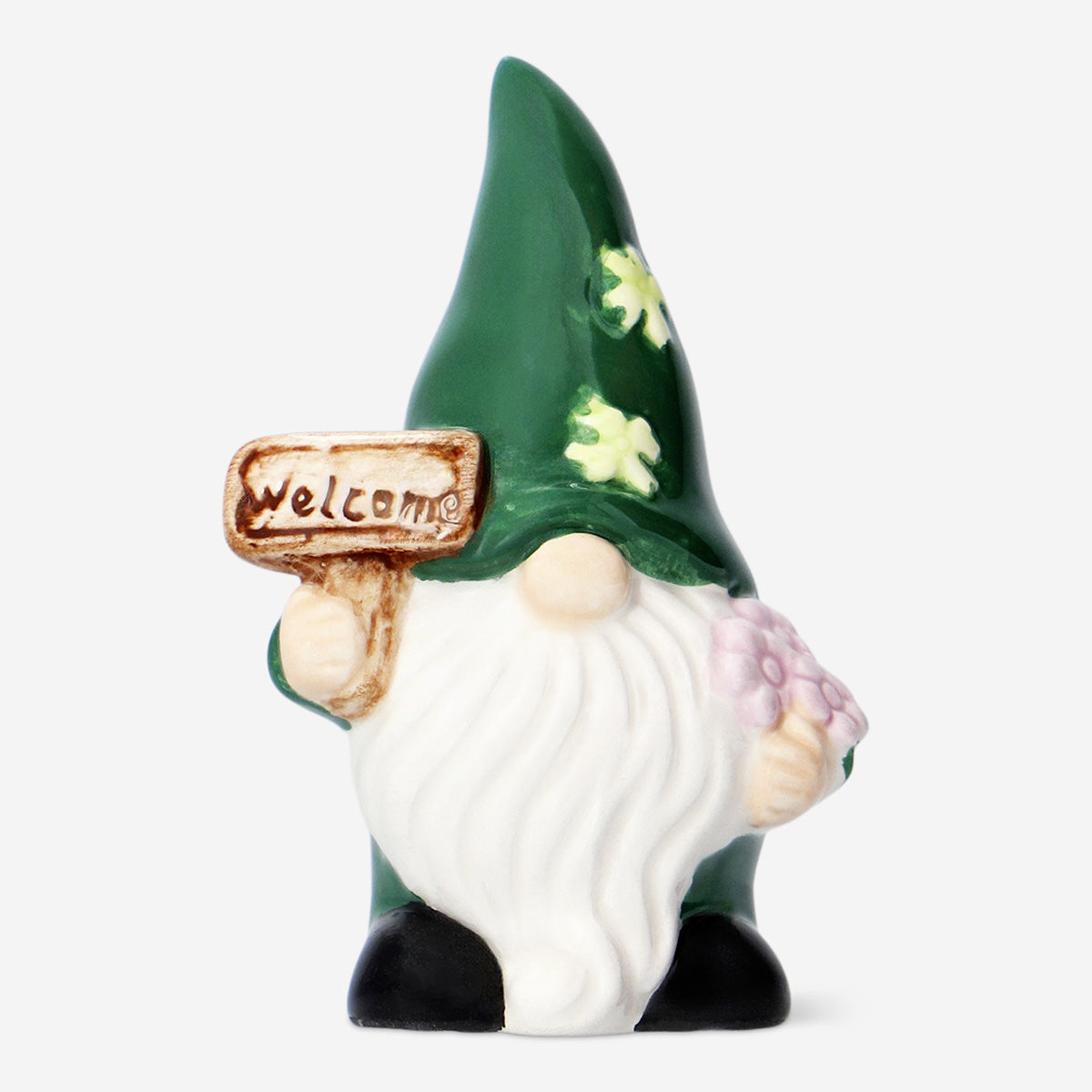 GARDEN FIGURE DECORATION GNOME SMALL GREEN