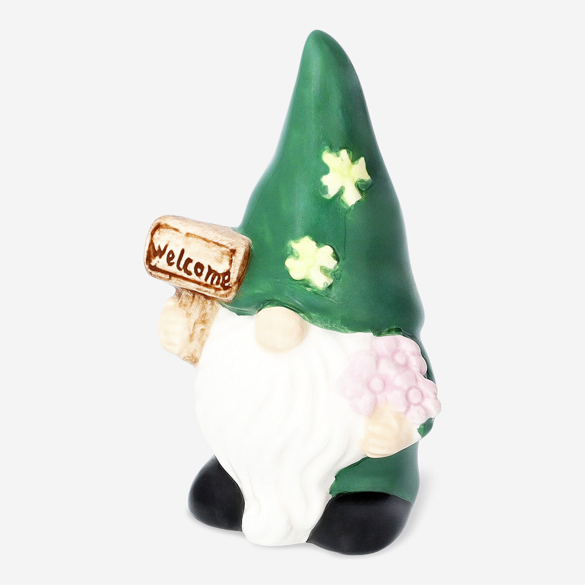 GARDEN FIGURE DECORATION GNOME SMALL GREEN