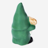 GARDEN FIGURE DECORATION GNOME SMALL GREEN