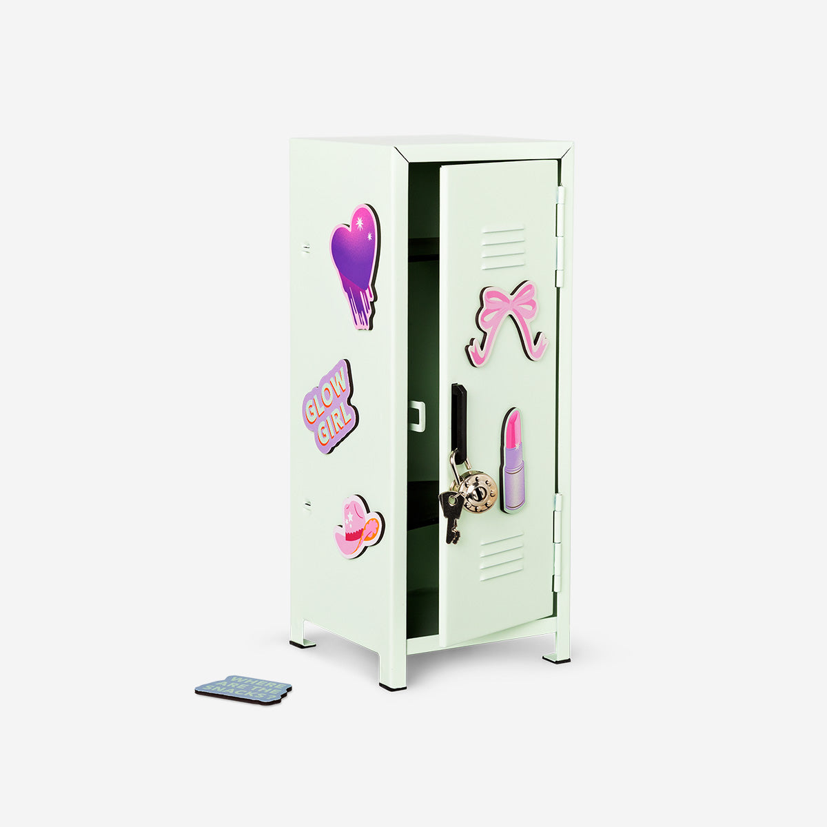 LOCKER MINI METAL FOR DESK W. MAGNETS