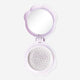 HAIR BRUSH FOLDABLE PAW SHAPE W MIRROR
