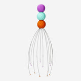 HEADMASSAGER WOOD PURPLE/GREEN/ORANGE