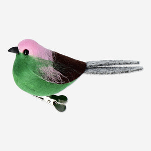 DECORATION WITH CLIP BIRD