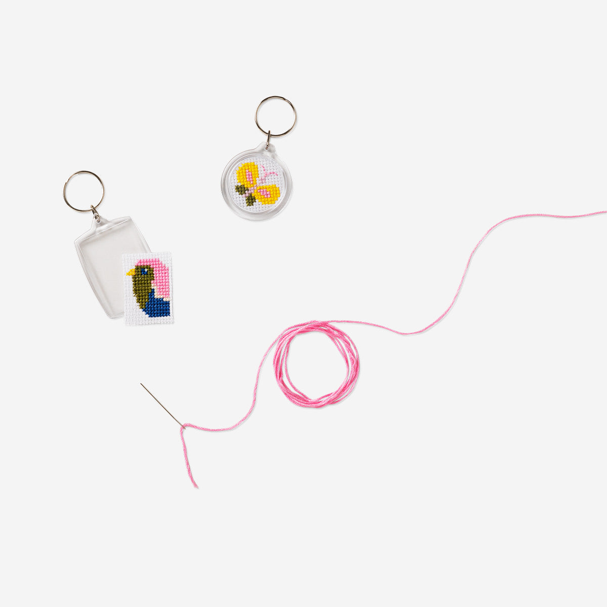 CROSS STITCH KEYRING KIT