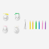 DIY EGGS W PATTERN INCL. 6 MARKERS