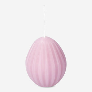 Yumurta Şeklinde Pembe Mum