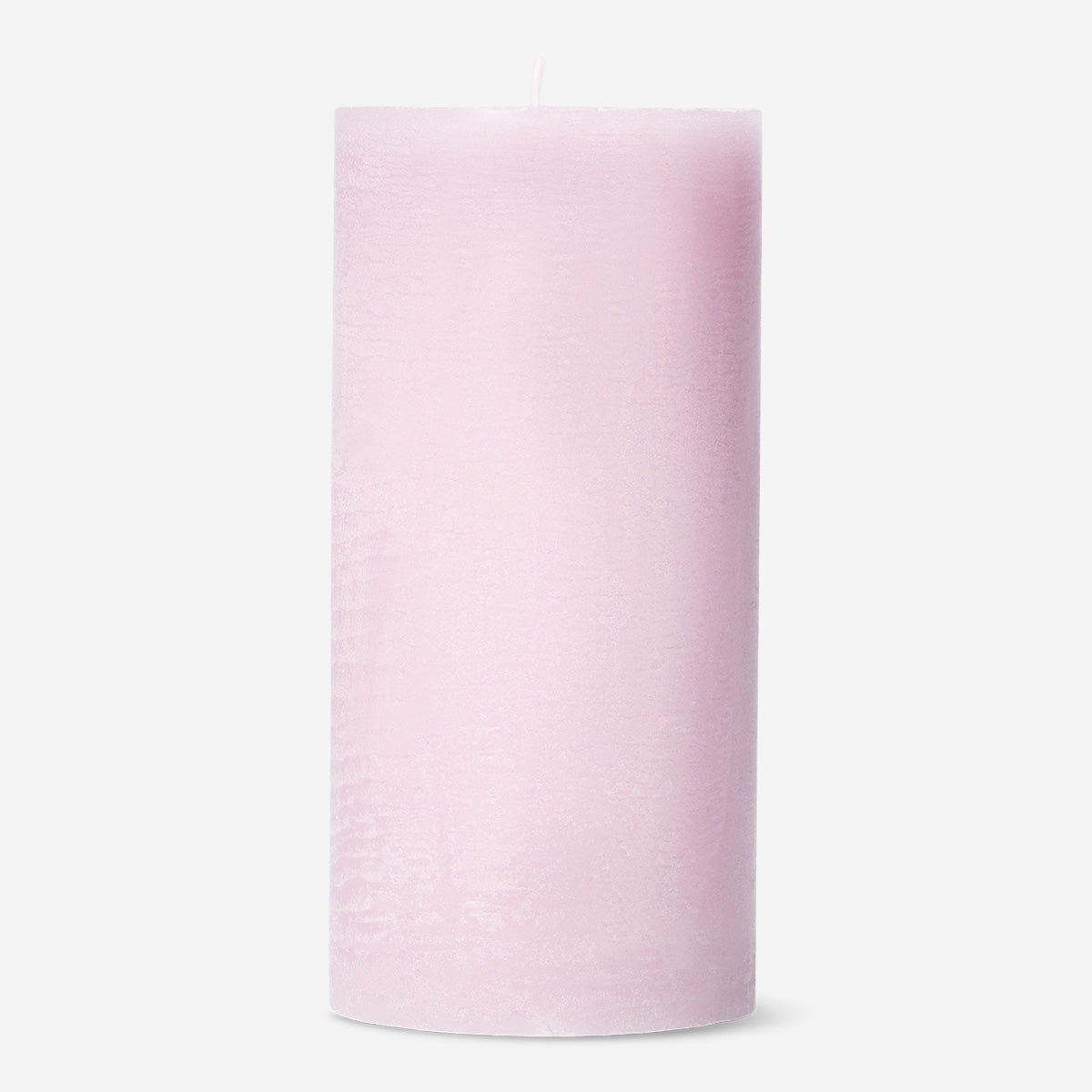 CANDLE PILLAR RUSTIC DIA57 X 120MM LIGHT PINK