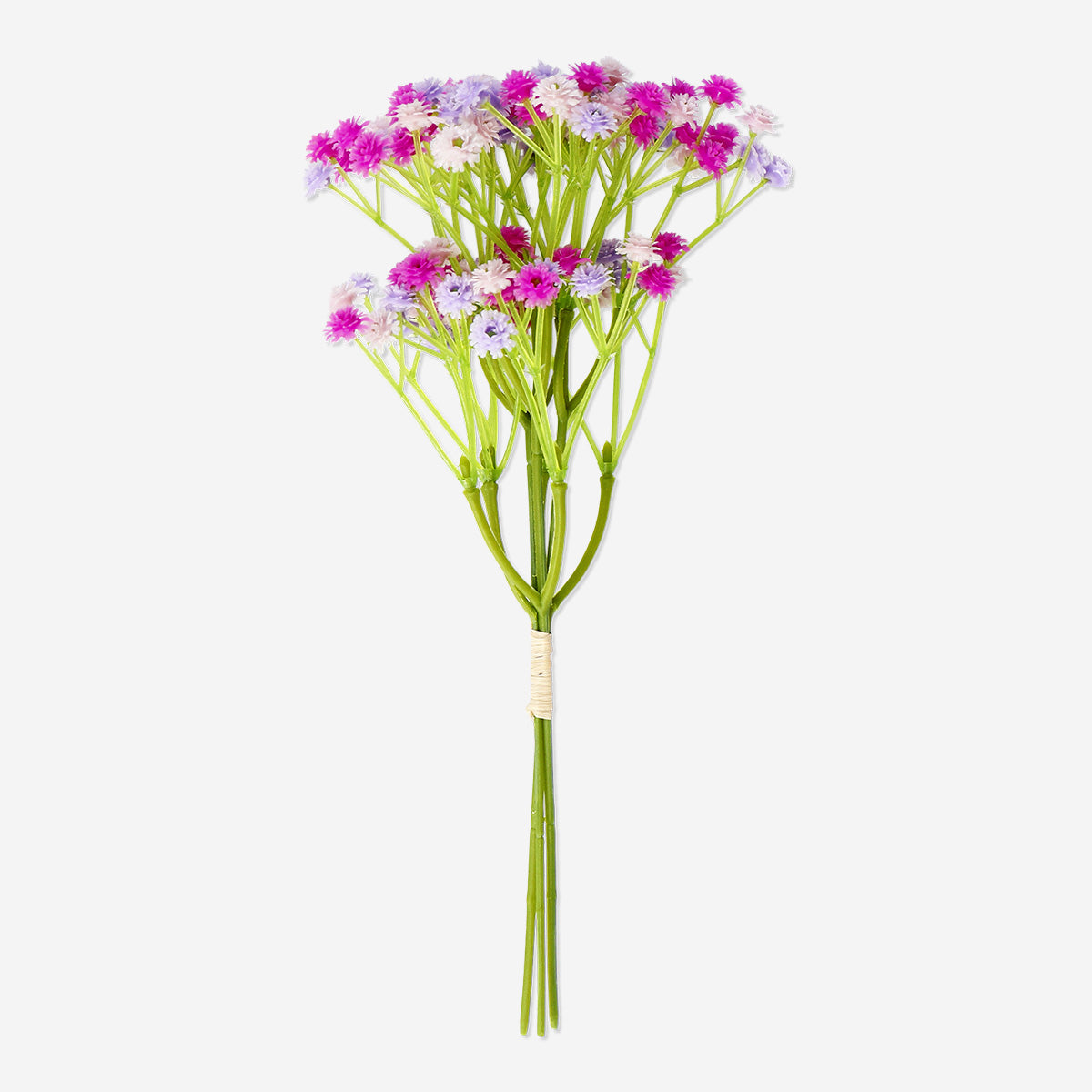 Pembe Yapay Çiçek Buketi 24 cm