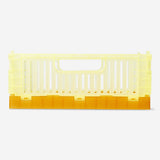 Katlanabilir Sarı Parlak Plastik Kasa 25 cm x 16 cm
