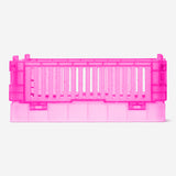 BOX FOLDABLE RECYCLED PP 15X10X5,5CM MULTI COLOR W. GLITTER