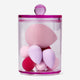 SPONGES FOR MAKE-UP MIXED SIZES 10PC IN PS JAR