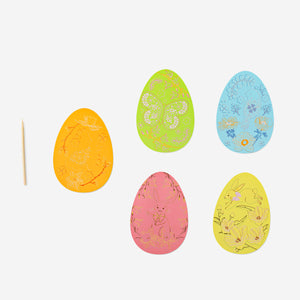 SCRATCH EGG DECORATION EASTER