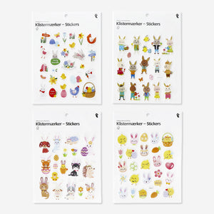 Paskalya Temalı Dokulu Sticker Seti