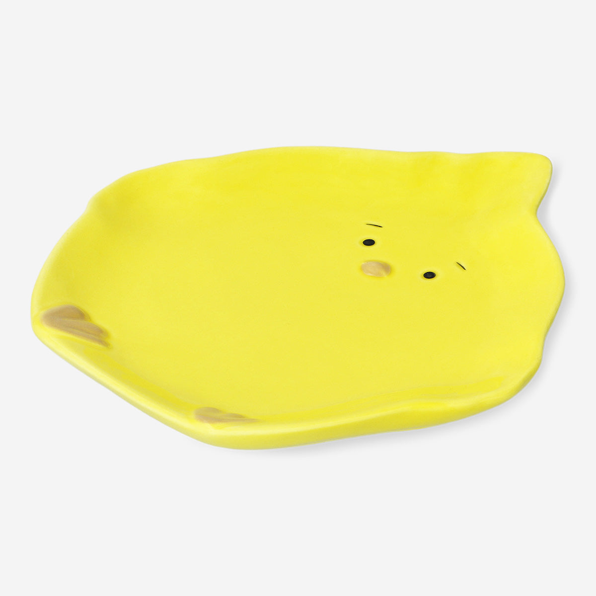 PLATE SHAPED AS CHICKEN SMALL YELLOW
