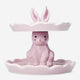 PLATE SERVING 2 TIER BUNNY 16X14CM