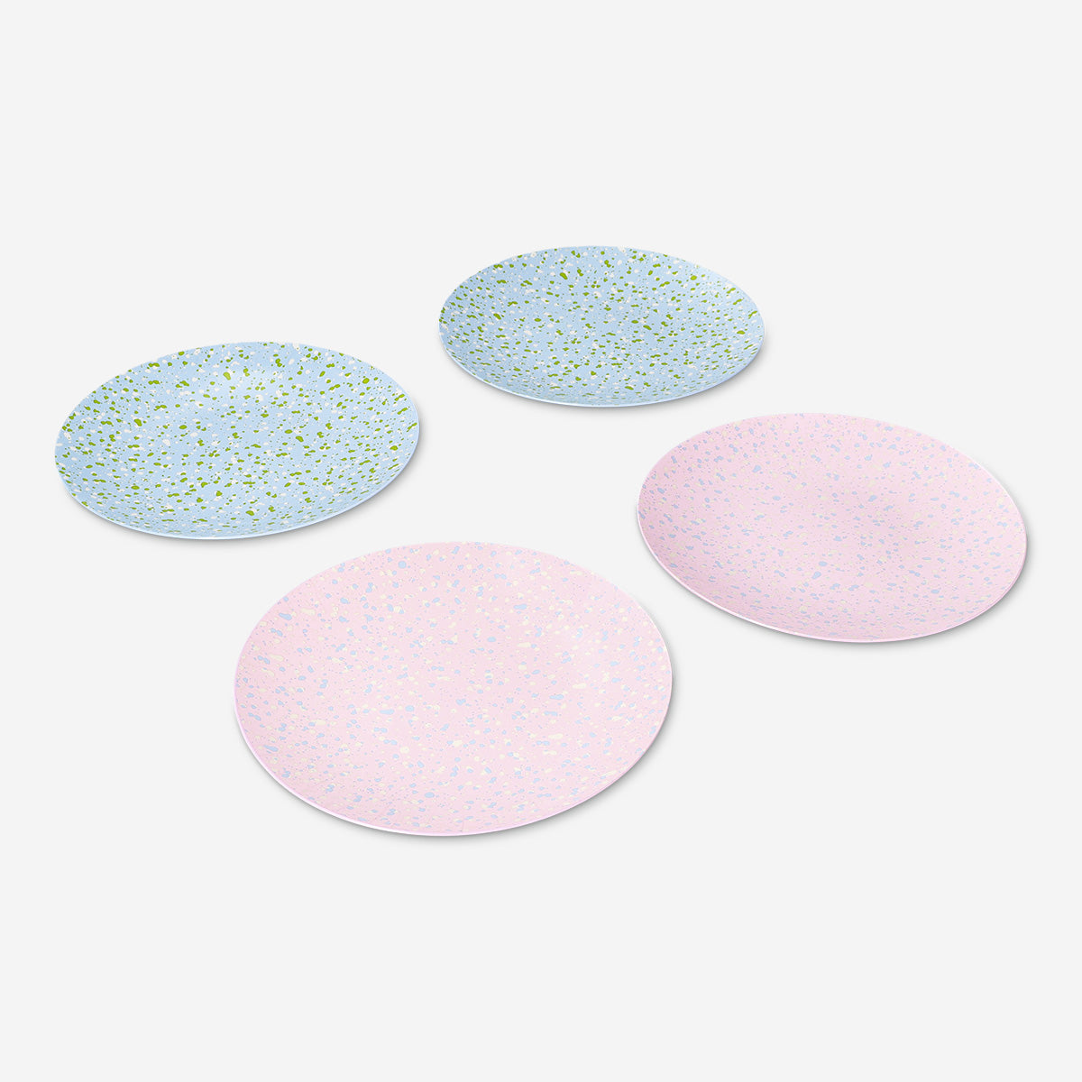 PLATE PP EASTER EGGS 4 PCS