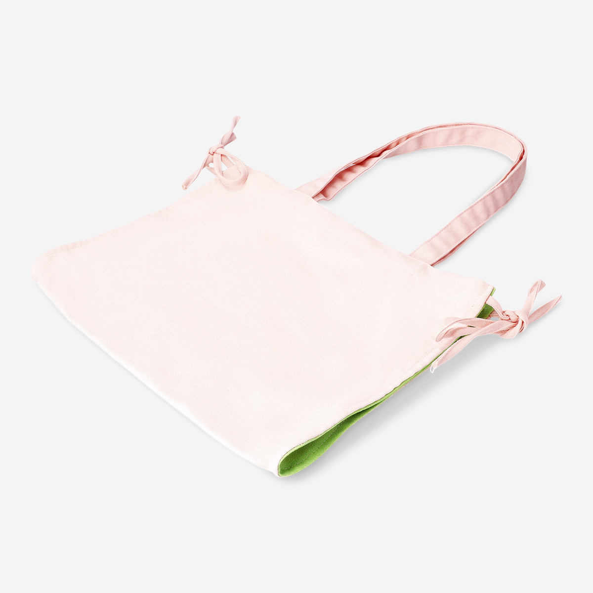 Fiyonk Detaylı Toz Pembe Shopper Çanta