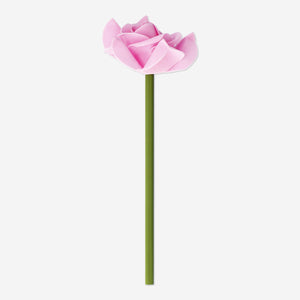 Pembe Çiçek Detaylı Kurşun Kalem