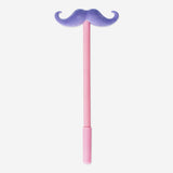PEN WITH PLUSH MOUSTACHE
