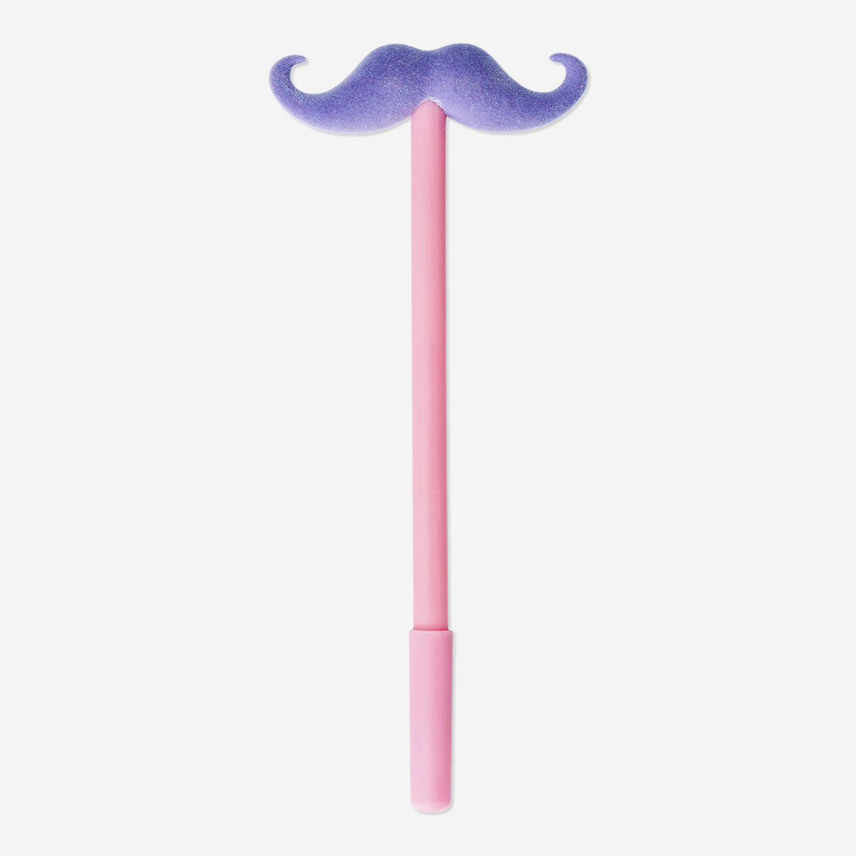 PEN WITH PLUSH MOUSTACHE