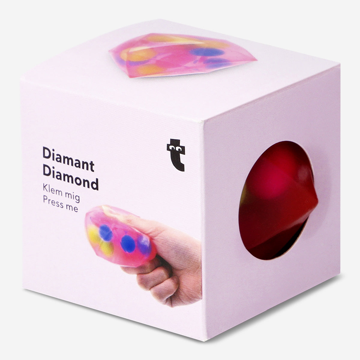 PRESS ME TOY DIAMOND WITH BALLS
