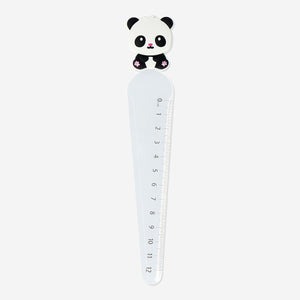 Panda Detaylı Beyaz Cetvel 12 cm