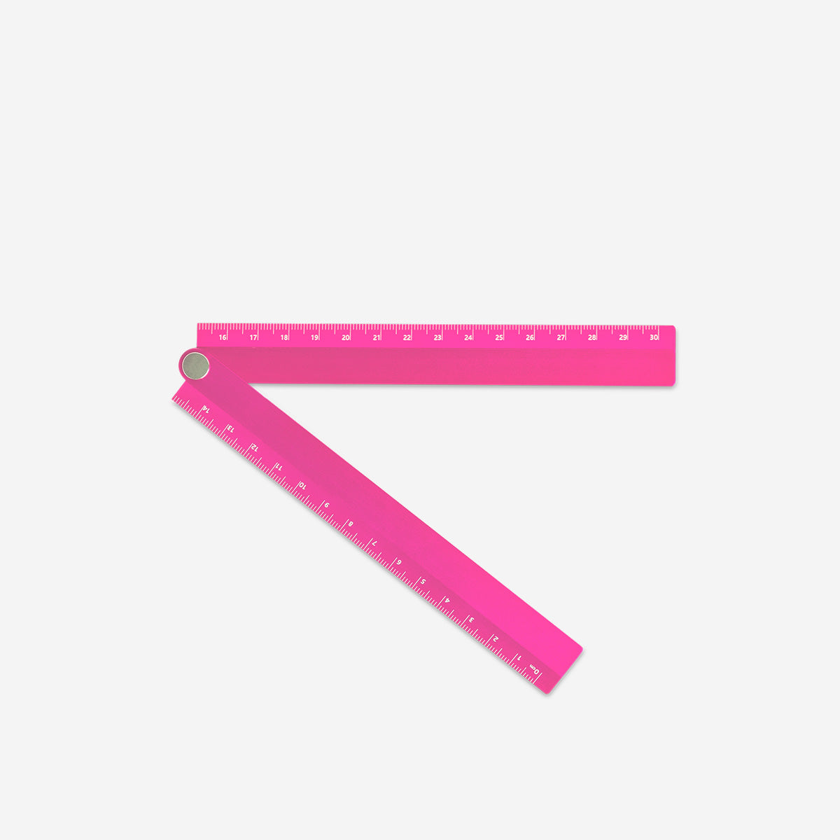RULER FOLDED METAL PINK