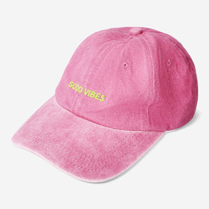 Pembe "Good Vibes" Şapka