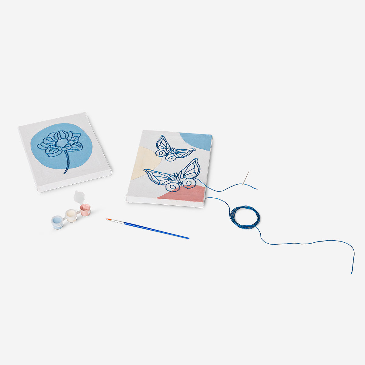 CANVAS KIT FOR EMBROIDERY AND PAINT
