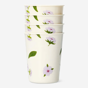 CUPS PP CHERRY BLOSSOM PRINT 4 PCS
