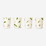 CUPS PP CHERRY BLOSSOM PRINT 4 PCS
