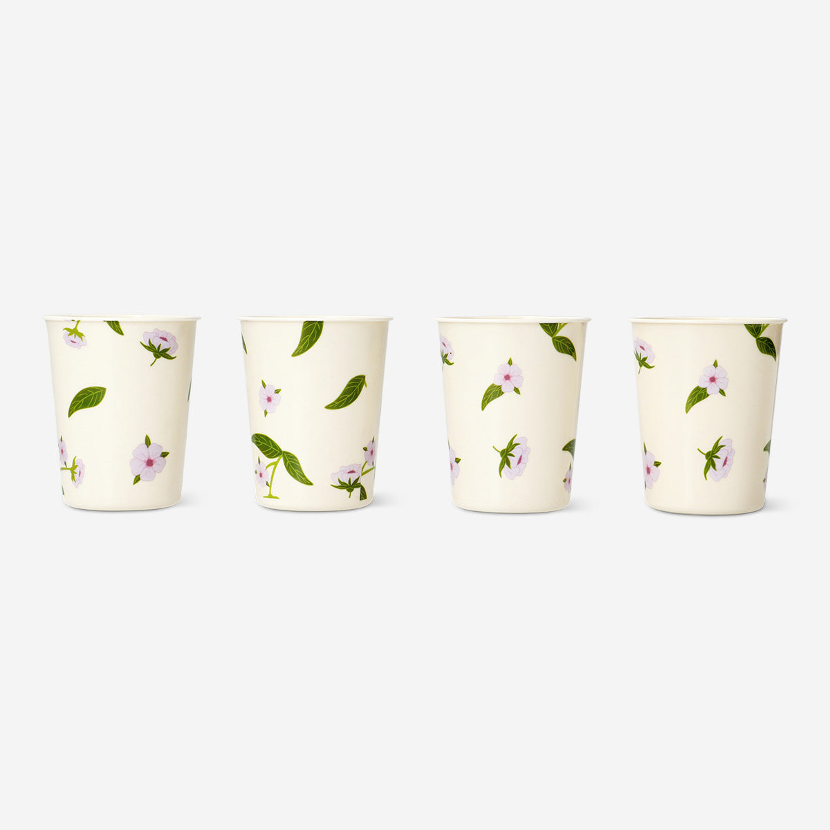 CUPS PP CHERRY BLOSSOM PRINT 4 PCS