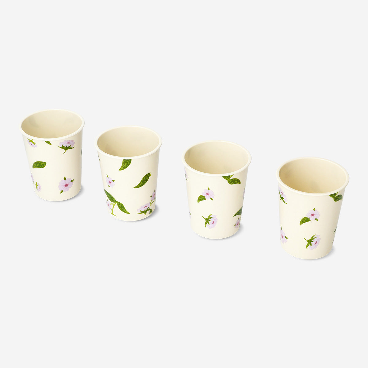 CUPS PP CHERRY BLOSSOM PRINT 4 PCS