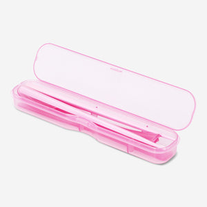 Pembe Taşınabilir Çatal Kaşık Bıçak Seti
