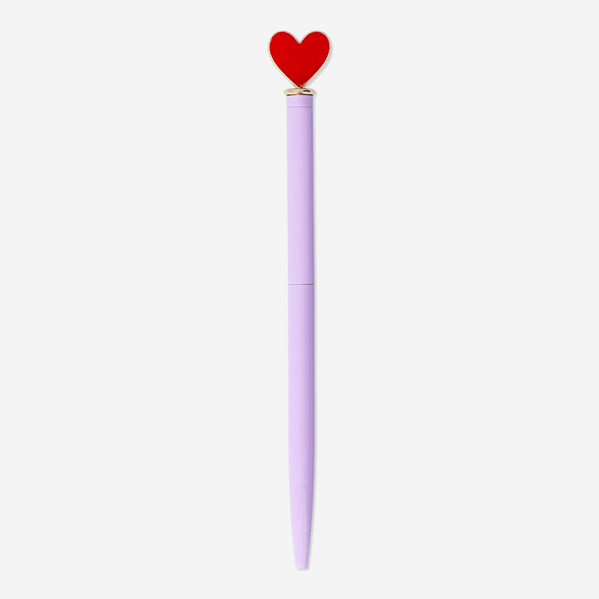 BALLPOINT METAL PEN WITH HEART