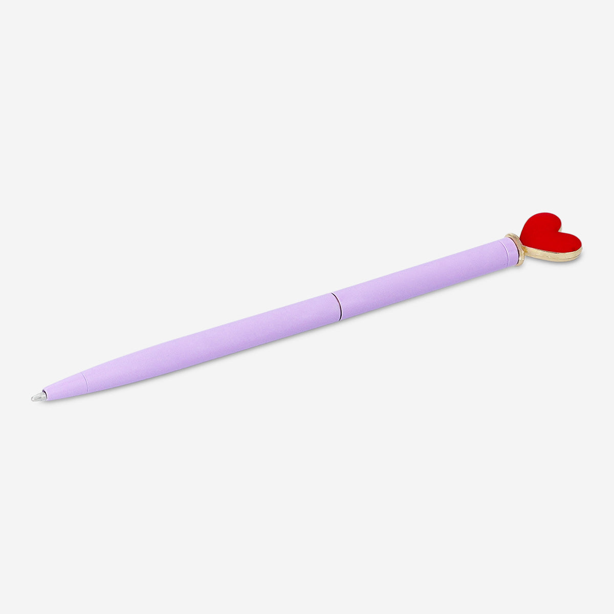 BALLPOINT METAL PEN WITH HEART
