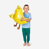 Sarı Civciv Şeklinde Parlak Balon 81 cm