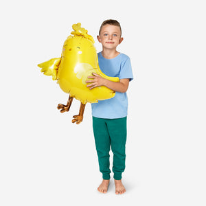 Sarı Civciv Şeklinde Parlak Balon 81 cm
