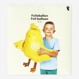 Sarı Civciv Şeklinde Parlak Balon 81 cm