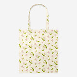 TOTE BAG CHERRY BLOSSOM PRINT OFF WHITE