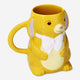 MUG WITH HANDLE SHAPED AS BUNNY W BOW