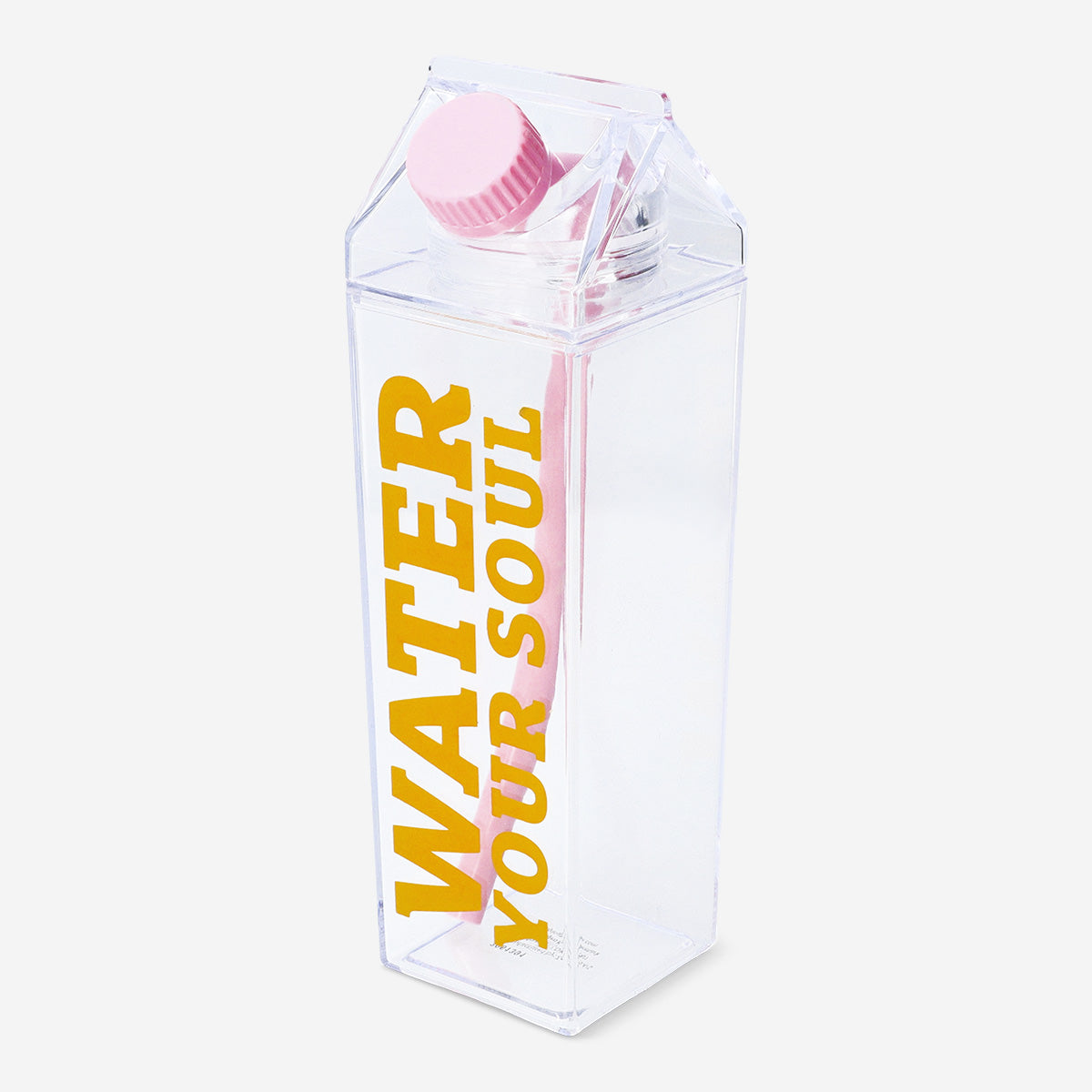 MILK CARTON IN PLASTIC WITH LID W STRAW INSIDE SMALL