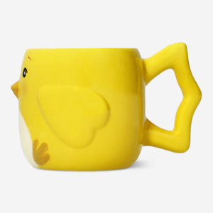 Sarı Civciv Şeklinde Seramik Kupa 500 ml