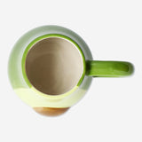 MUG WITH HANDLE AVOCADO SHAPE GREEN