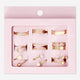 FINGERRINGS GOLD+PEARLS 9PCS SET ADJUSTABLE