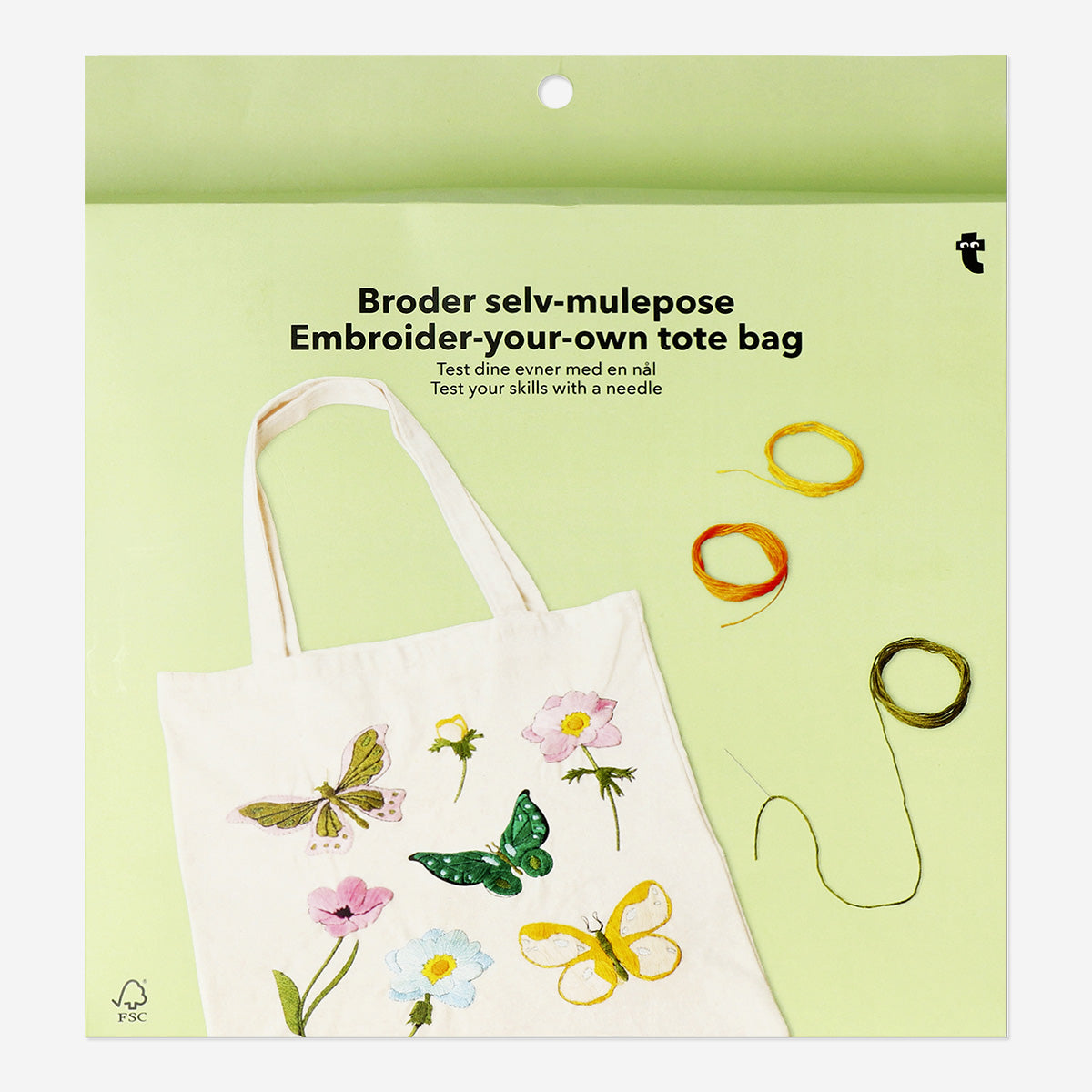 DIY EMBROIDERY TOTEBAG