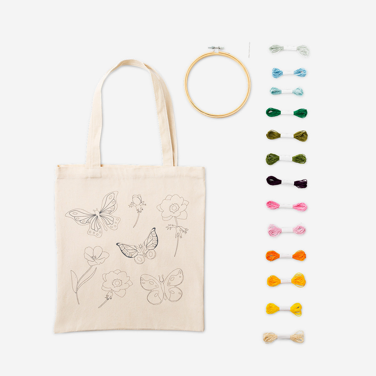 DIY EMBROIDERY TOTEBAG